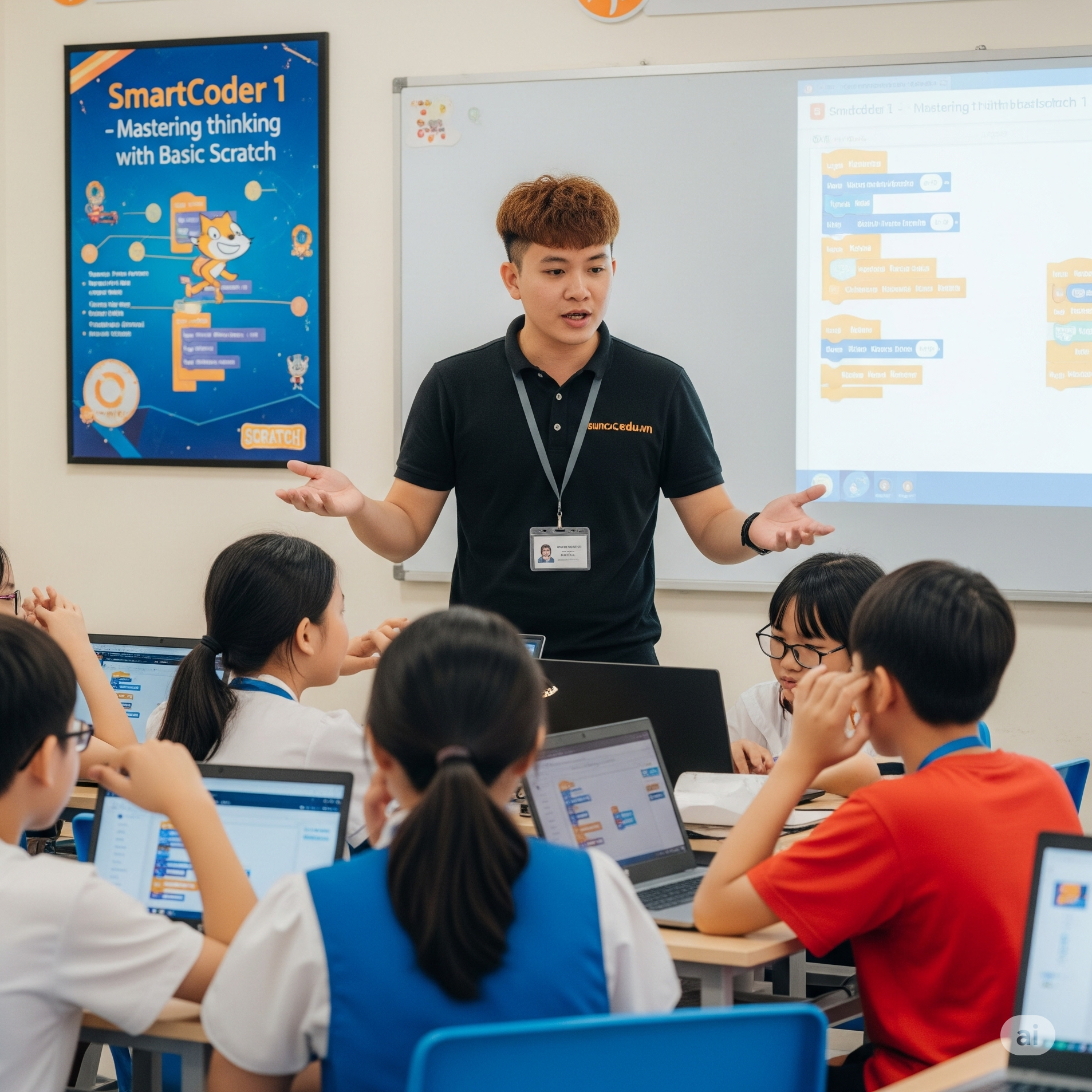Home 26 SmartCoder 1 – Làm chủ tư duy với Scratch cơ bản