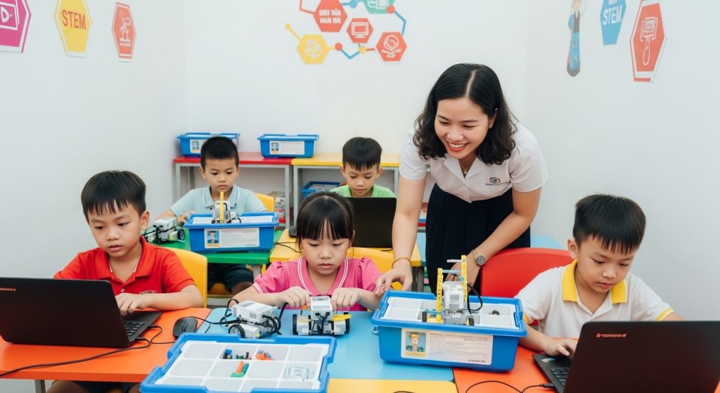 CodeKids Jr – Lập trình tí hon & Khám phá Robot đầu đời 1 lopb