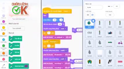 Khám Phá Hiện Tượng Khoa Học Qua Dự Án Scratch Độc Đáo Của Học Sinh Sky-Line