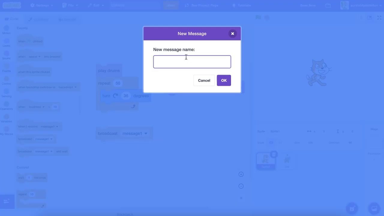 Cảnh báo: Một My Block chứa khối "forever" khiến chương trình bị đóng băng, không thể tiến tới bước "spin" (xoay).