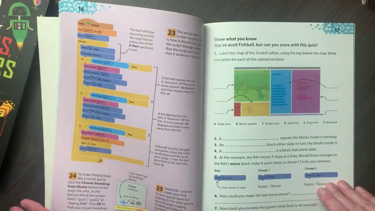 5 cuốn sách dạy lập trình cho trẻ mà tôi tin là bạn nên biết 7 Một trang trong 100 Things to Know với các sự thật ngắn gọn về máy tính và coding, kèm hình minh họa.